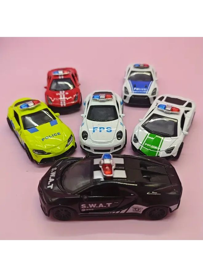 1pc Mini Sports Car Toy Model Set Alloy Pull Back Simulated Doors Gift For Kids - Image 5