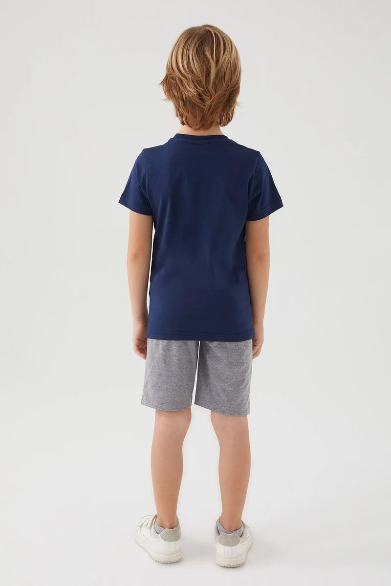 U.S. Polo Assn. U.S. Polo Assn. Boys Navy Bermuda Set