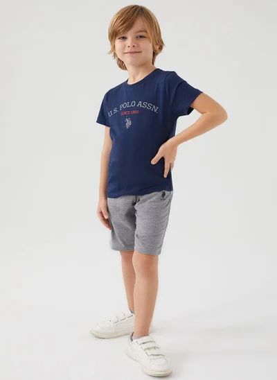U.S. Polo Assn. U.S. Polo Assn. Boys Navy Bermuda Set