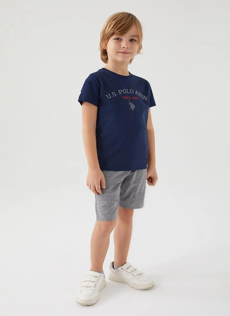 U.S. Polo Assn. U.S. Polo Assn. Boys Navy Bermuda Set