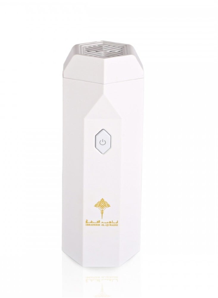 IBRAQ - Portable Mabkhara with Hair Comb  White From Ibraq - Image 1