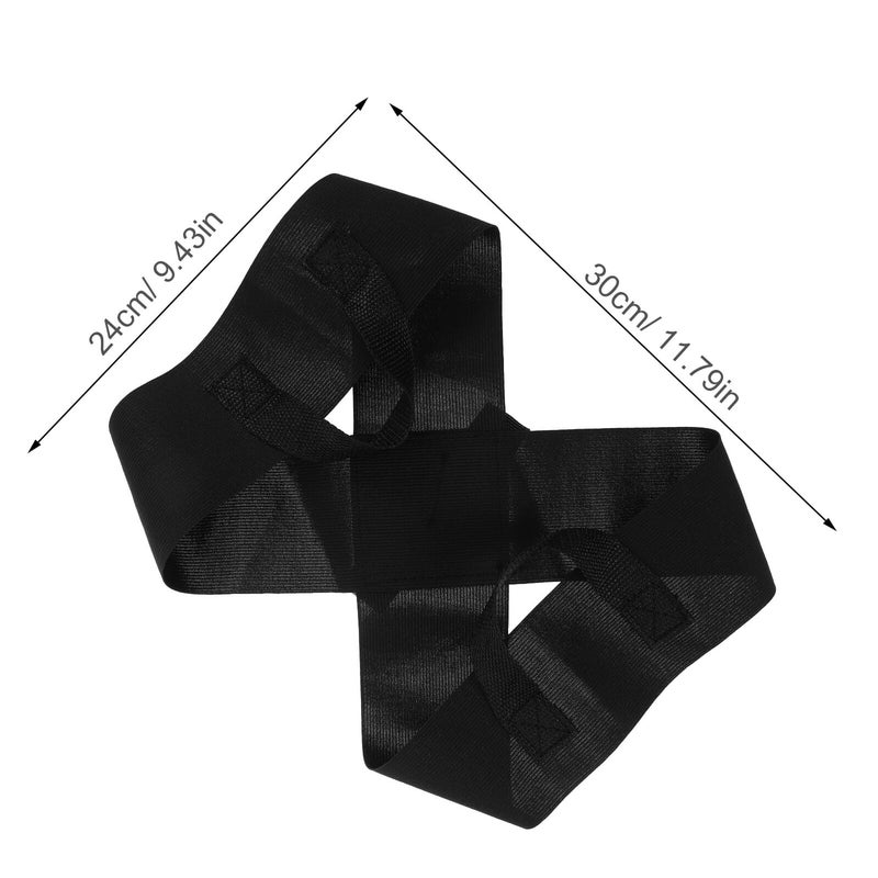 Adjustable Posture Corrector Back Strap for Adults Anti Hunchback Shoulder Brace Black - Image 3