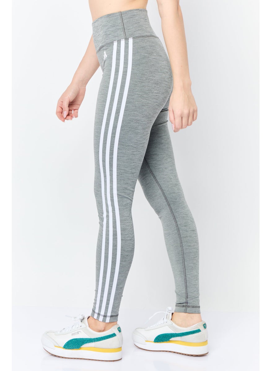 Adidas - Women Tight Tall Fit Training Leggings, Grey - Image 1