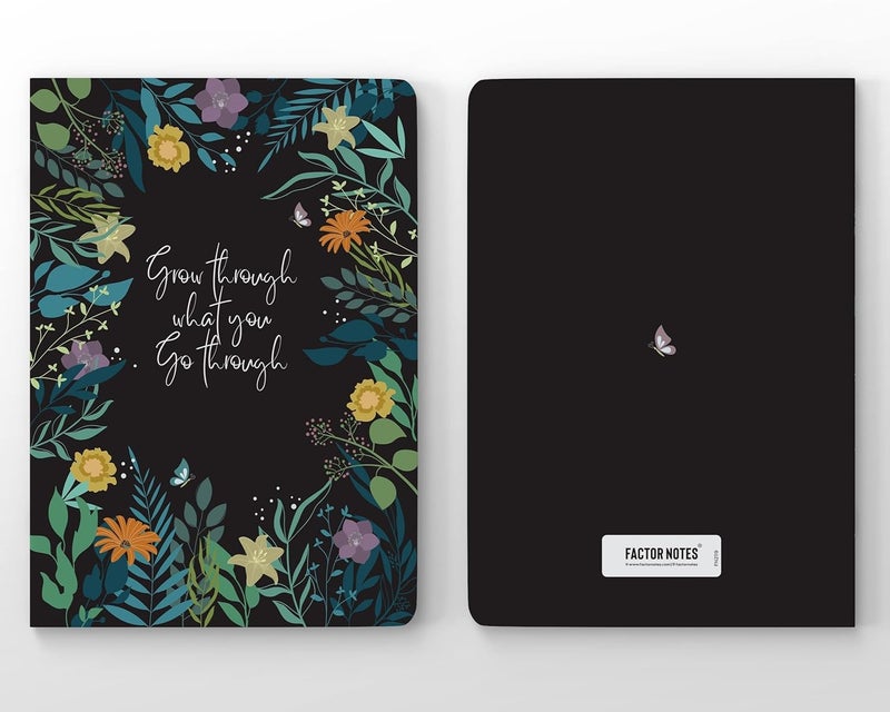 FACTOR NOTES دفتر A5: مخطط | 90 جرام | 160 صفحة (حديقة الليل) - Image 5