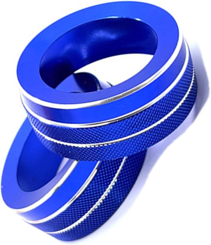 QASULER Alloy Car Air Conditioning Knob Cover for Mazda - Image 1