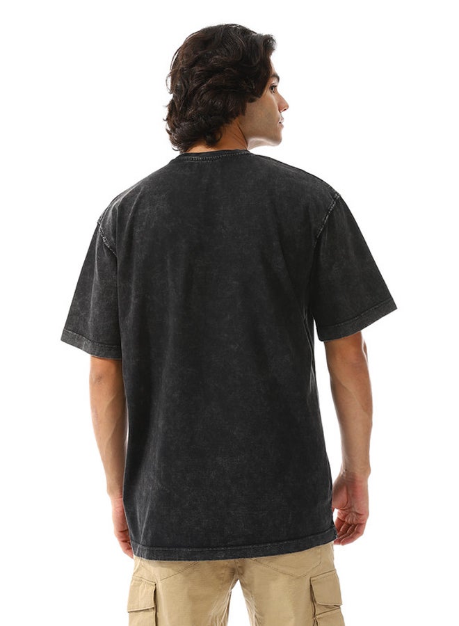 WHITE RABBIT Regular Fit Stone Wash T-Shirt  - Image 3