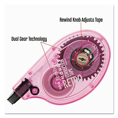 Tombow 68723 MONO Retro Correction Tape, Assorted Colors, 10-Pack. Colorful, Easy To Use Applicator for Instant Corrections - Image 4