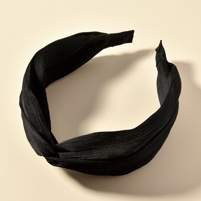 2 pcs Fashion Headband Hair Band Hair Accessory Adorable Hair for Party Daily Use Women Girls (Black) - Image 5