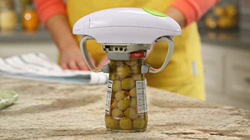 Robo Twist Electric Jar Opener– The Original RoboTwist One Touch Electric Handsfree Easy Jar Opener, Works for Jars - As Seen on TV - Image 4