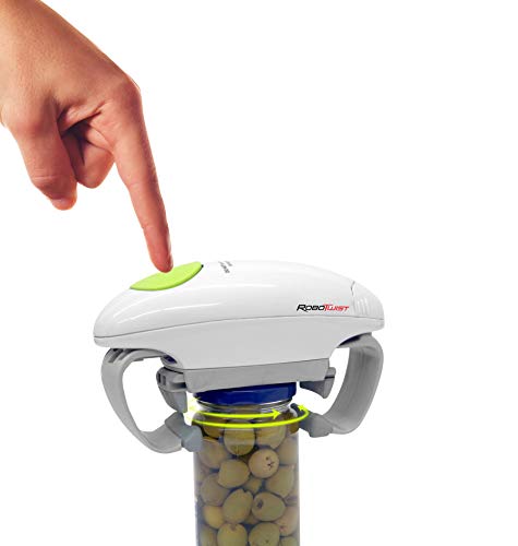 Robo Twist Electric Jar Opener– The Original RoboTwist One Touch Electric Handsfree Easy Jar Opener, Works for Jars - As Seen on TV - Image 3