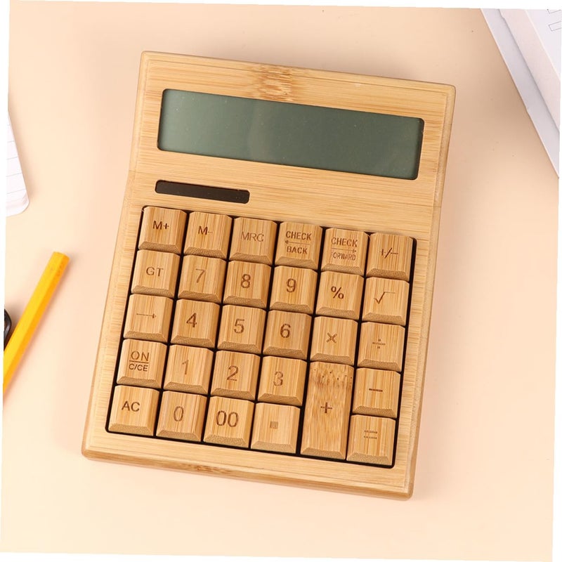Portable 29 Key Solar Calculator with Tilt Display Compact for Home School Office Travel - Image 5