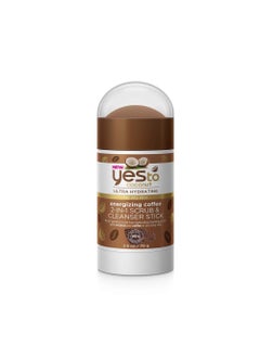 Yes To Yes To Coconut Coffee 2In1 Scrub  Cleanser Stick Exfoliating  Cleansing Formula To Wash Away Dirt  Grime While Packing A Hydration Punch With Coconut Oil Natural Vegan  Cruelty Free 25 Fl Oz 