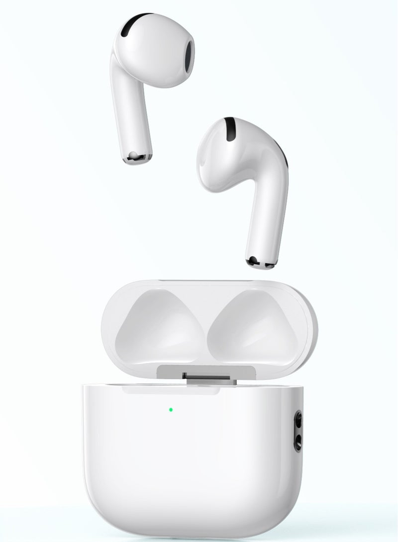 NEW Modio ME17 Wireless Bluetooth Earbuds Pro – Premium Sound, Long Battery Life, and Seamless Connectivity for Android & iPhone (White) - Image 2