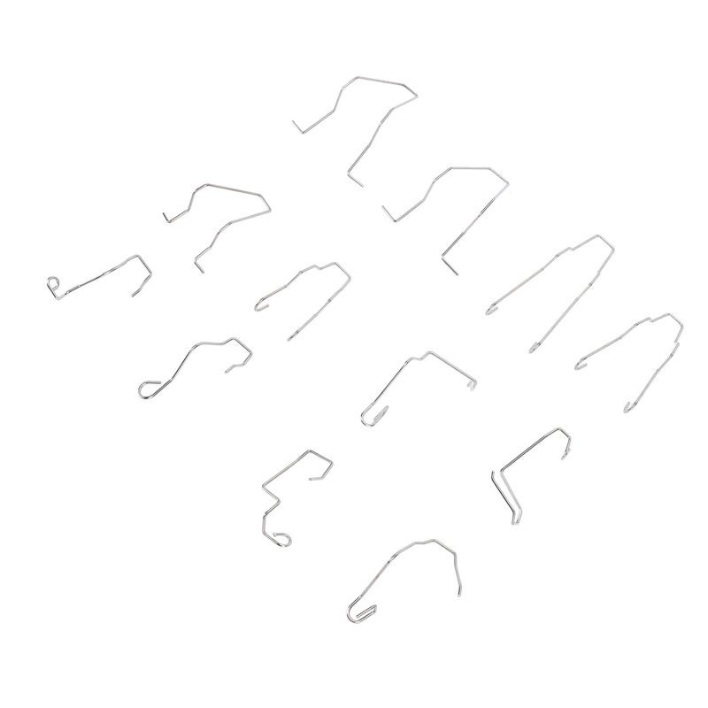 Headlight Retainer Spring Clips: 12 Stainless Steel Pieces, High Durability - Versatile Compatibility with H1 H3 H4 H7 Bulbs, Multiple Sizes for Universal Automotive Headlight Repair Replacement - Image 3