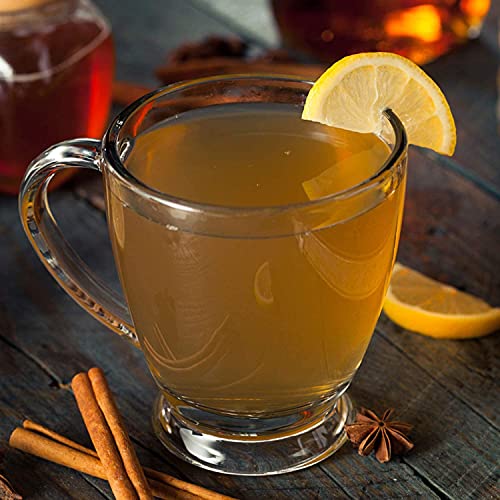 WRINGO 450ml Glass Coffee Mugs Clear Coffee Cups with Handles Perfect for Latte, Cappuccino, Espresso Coffee, Tea and Hot Beverages, Set of (2) (WC-04) - Image 4