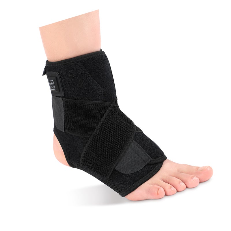 Heating Ankle Support Brace USB Ankle Protector Winter Keep Warm Wrap Belt - Image 1
