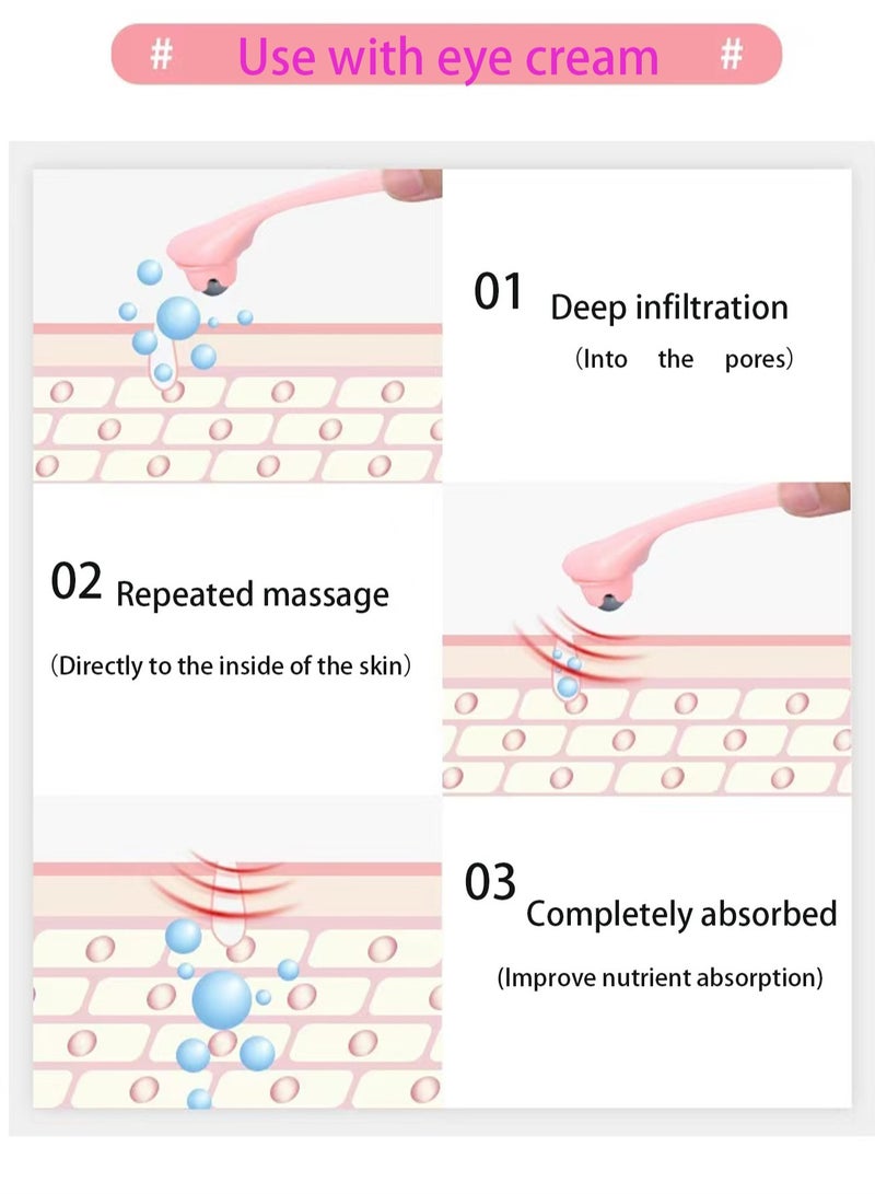 قناع عين قابل لإعادة الاستخدام مع كرة فولاذية كريم عين أزرق - Image 4