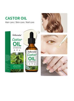 lakerain LADYFOX Castor Oil,100% Pure and Natural Organic Castor Oil Cold Pressed Unrefined Glass Bottle, Organic Castor Oil for Hair Growth, Eyebrow Care and Skin Care  - Image 4