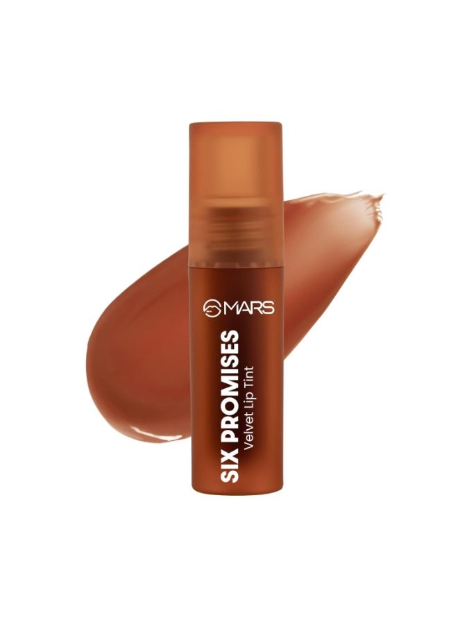 MARS Love Track Velvet Lip Tint (2.8ml) (SIX PROMISES) | Velvet Matte Finish | Non-Sticky & Lightweight | Highly Pigmented | Comfortable Wear | 6 Flattering Shades - Image 1
