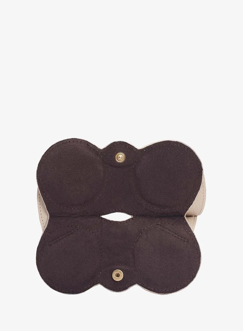 Da Milano Dove Wax Leather Spectacle Case - Dove  | Best Price UAE