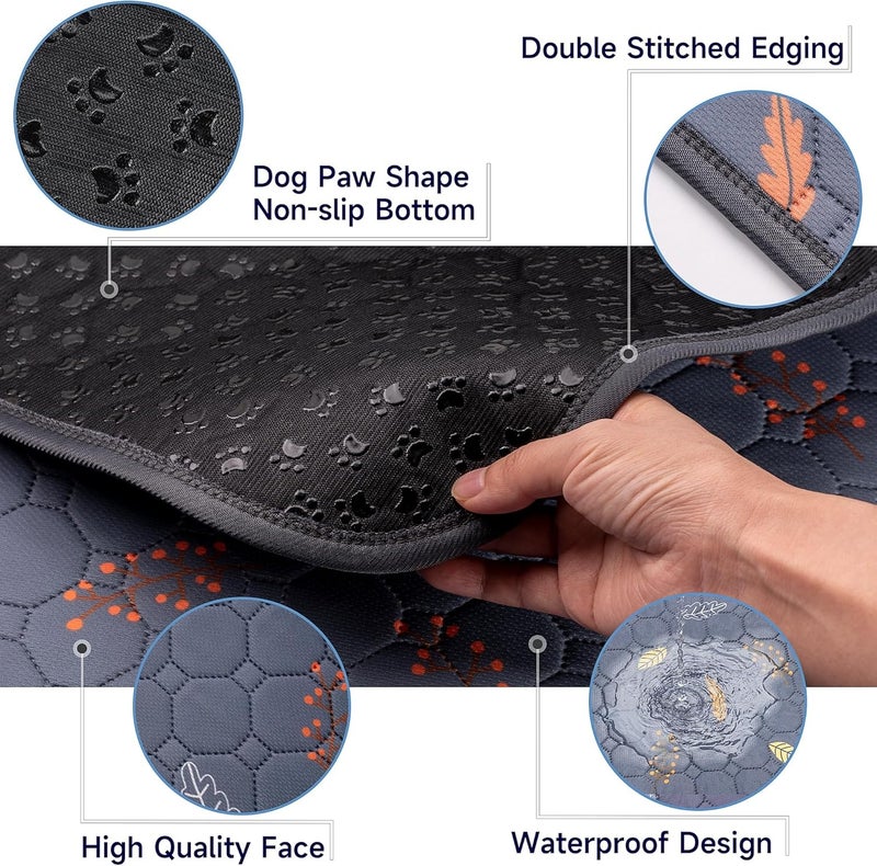 2 Pack Guinea Pig Cage Liners Guinea Pig Bedding Washable | Super Absorbent | Waterproof | Non Slip | Reusable Guinea Pig Pee Pads for Small Animals Cages Rabbit Hamster Rat - 48" x 24" - Image 3
