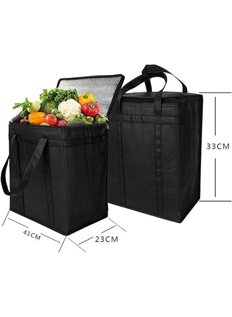 Cuken Cool Bag 30L Large Cooler Bag Thermal Food Delivery Bag Insulated Picnic Lunch Bag Foldable Cool Box for Camping BBQ Shopping - Image 2