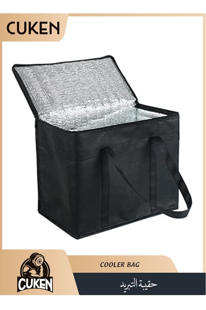 Cuken Cool Bag 30L Large Cooler Bag Thermal Food Delivery Bag Insulated Picnic Lunch Bag Foldable Cool Box for Camping BBQ Shopping - Image 1