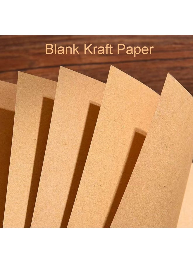 Vintage Leather Notebook Journal, A6 Refillable Leather Notebook Spiral Bound Diary with 160Pages Kraft Paper, DIY Flexible Travel Leather Journal - Image 5