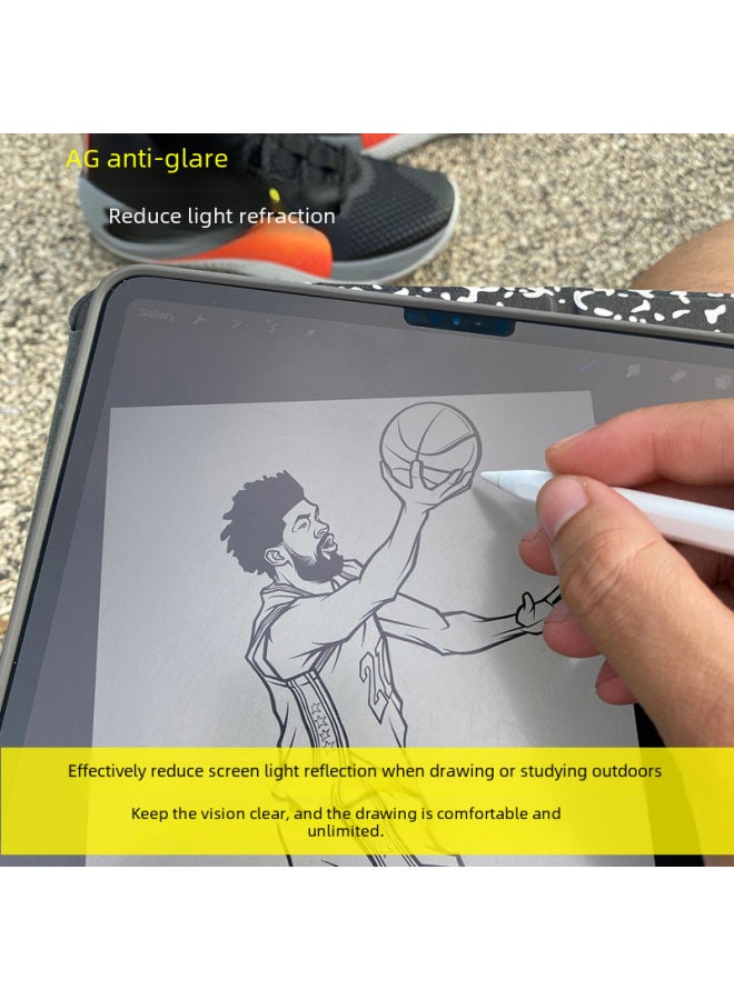 Professional Writing Texture Film Suitable For Ipad Pro11 Tablet Frosted Handwriting Film Paper Feel 10.2 Tablet-Color:Top Quality Paper Professional Writing Paper Film-Dimensions:iPad Pro12.9 Inch Fingerprint Unlock  - Image 3