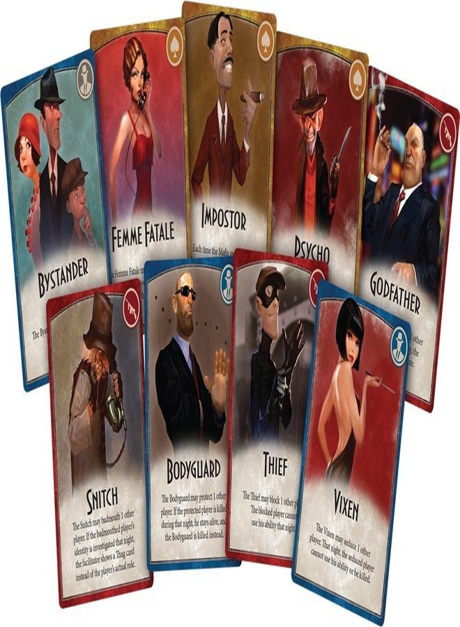 Tickles Mafia Vendetta Card Game Family and Kids Card Game (Ages: 15 Year & Up; Players: 7–17) - Image 3