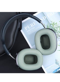 Y&D Ear Pads for AirPods Max Earmuffs, Headband Cups Replacement Sponge Cover Cloth Cushion Magnetic Headphone Accessories with Knitted Mesh, Memory Foam, Green  - Image 4