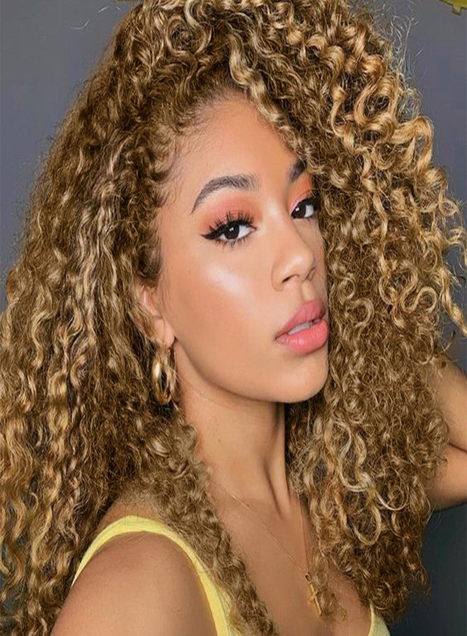 Eerya 7 Packs GoGo Curl Crochet Hair Short Curly Crochet Hair for Women Water Wave Beach Curl Deep Twist Crochet Braids Synthetic crochet Hair Extensions (10 Inch, #27) - Image 1