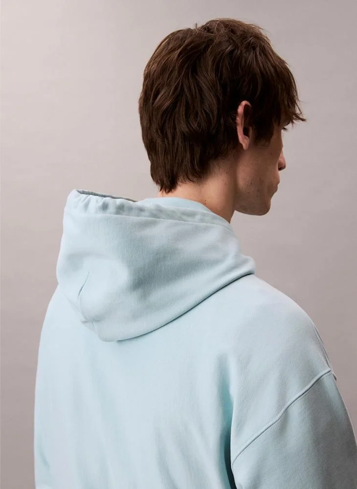 Calvin Klein Jeans  Relaxed Cotton Terry Hoodie for Men | Best Price UAE