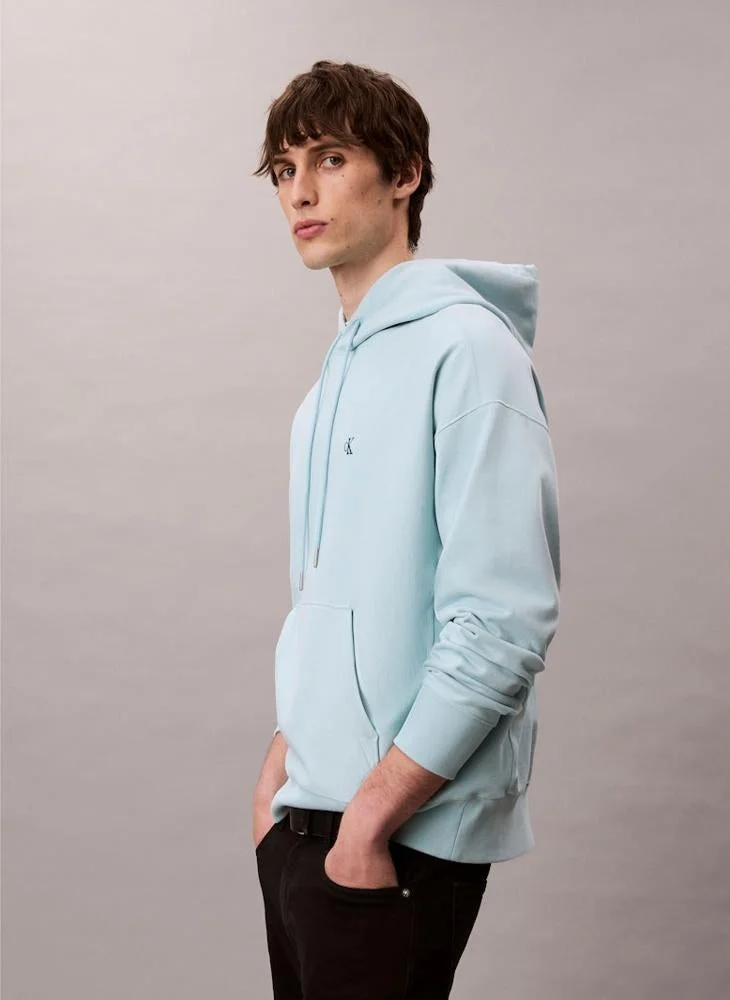 Calvin Klein Jeans  Relaxed Cotton Terry Hoodie for Men | Best Price UAE
