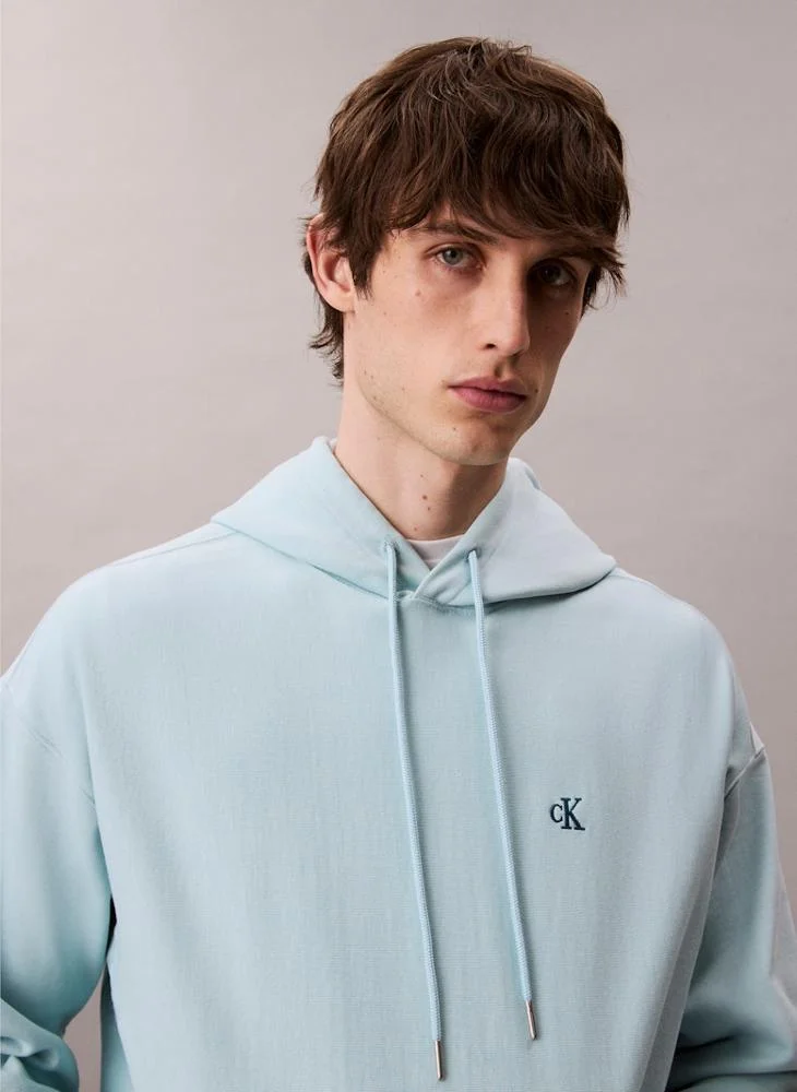 Calvin Klein Jeans  Relaxed Cotton Terry Hoodie for Men | Best Price UAE