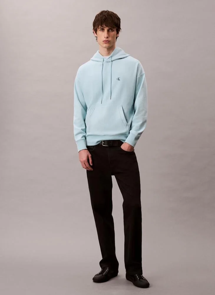Calvin Klein Jeans  Relaxed Cotton Terry Hoodie for Men | Best Price UAE