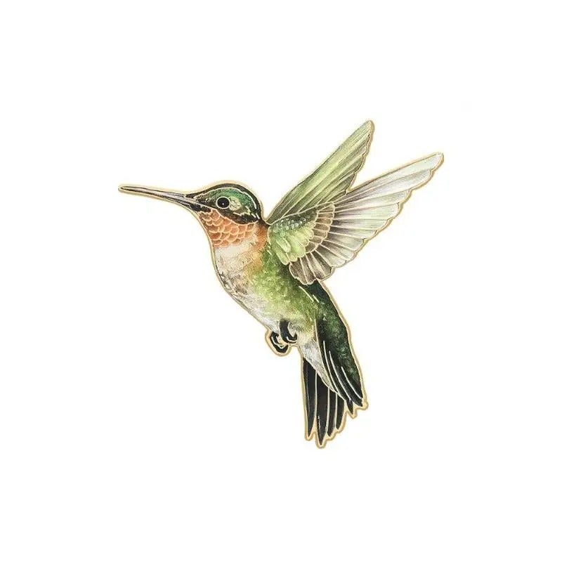 Green Bird Brooch