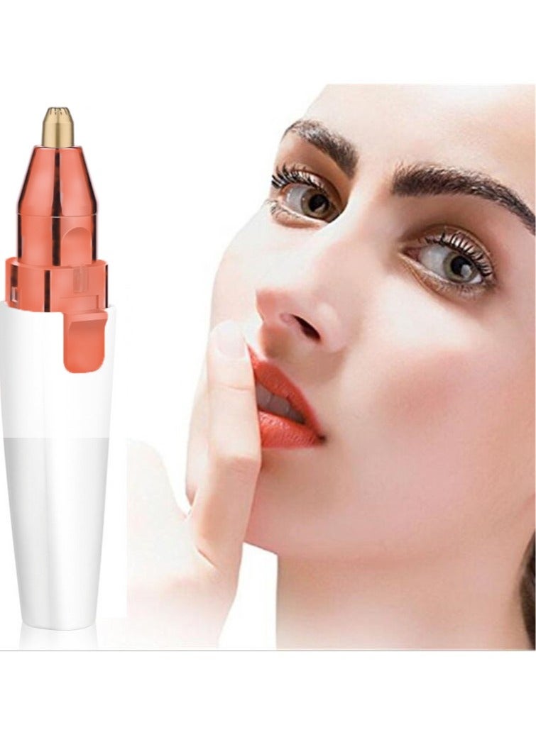 الآلة الصغيرة آلة تشذيب الحواجب الكهربائية 2 في 1 مع إزالة شعر الوجه - شحن عبر USB  - Image 4