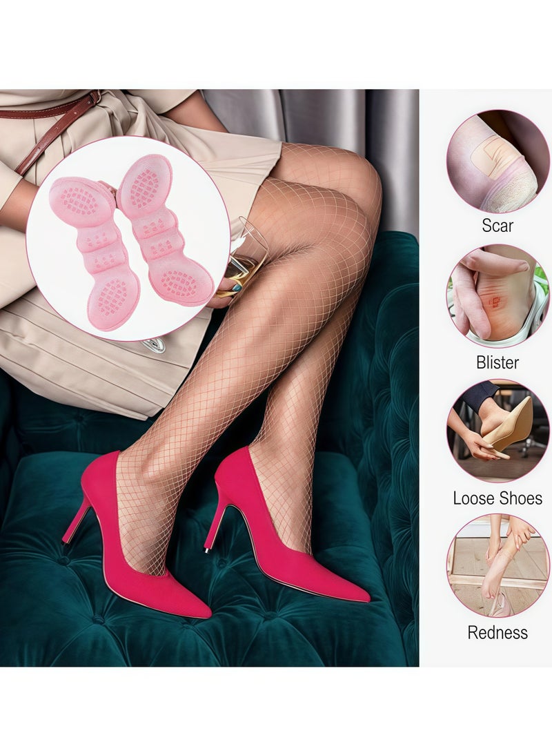 Generic 2 heel pads, self-adhesive non-slip heel pads, special wear-resistant sponges for high heels, suitable for oversized heels, non-slip heel pads, men's and women's styles, to prevent foot friction and blisters. - Image 3