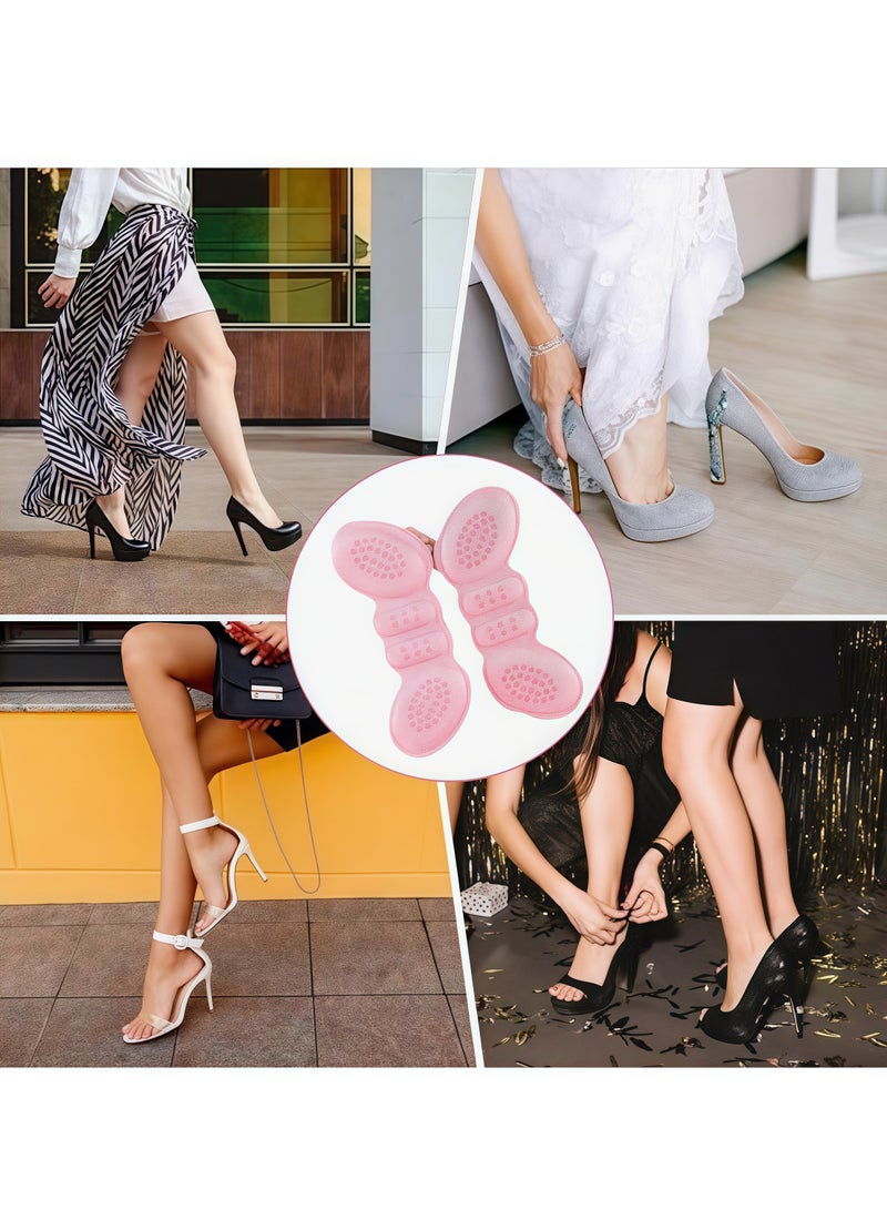 Generic 2 heel pads, self-adhesive non-slip heel pads, special wear-resistant sponges for high heels, suitable for oversized heels, non-slip heel pads, men's and women's styles, to prevent foot friction and blisters. - Image 5