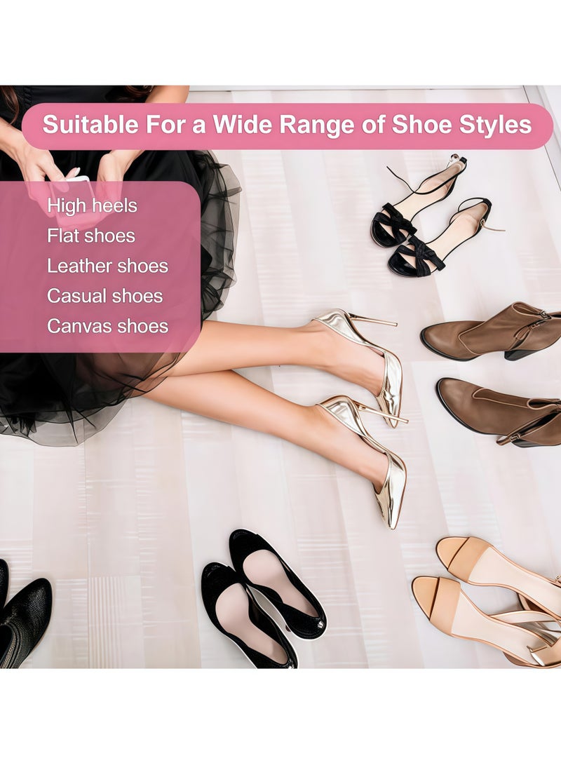 Generic 2 heel pads, self-adhesive non-slip heel pads, special wear-resistant sponges for high heels, suitable for oversized heels, non-slip heel pads, men's and women's styles, to prevent foot friction and blisters. - Image 4
