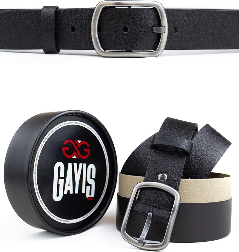 Gayış Gaış Special Boxed| Premium 100% Leather | Men's Denim-Fabric Trouser Belt | Italian Leather Belt - Image 2