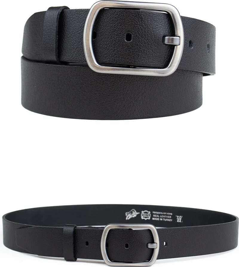 Gayış Gaış Special Boxed| Premium 100% Leather | Men's Denim-Fabric Trouser Belt | Italian Leather Belt