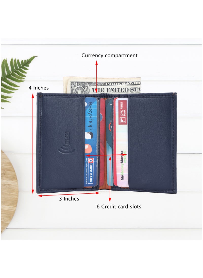 LAVERI LEATHER Laveri Genuine Leather Designer Card Holder Wallet With RFID Protection 4386  - Image 2