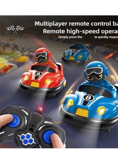 Generic Remote Control Car for Toddlers with Music and LED Lights, 2 Player Set - Bumper Cars for Kids, Toys for Children, Birthday and Eid Gift - for Boys and Girls  - Image 2