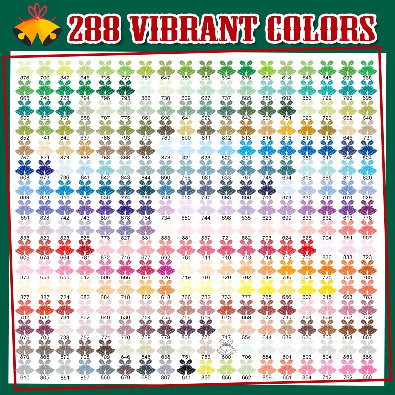 Amamao 288 Colors Acrylic Paint Markers, Soft Brush Tip Pens and Markers, Acrylic Paint Pens for Wood, Stone, Canvas, Glass, Fabric, Egg, Rock Painting and DIY Crafts Art Supplies (288 BOX) - Image 3