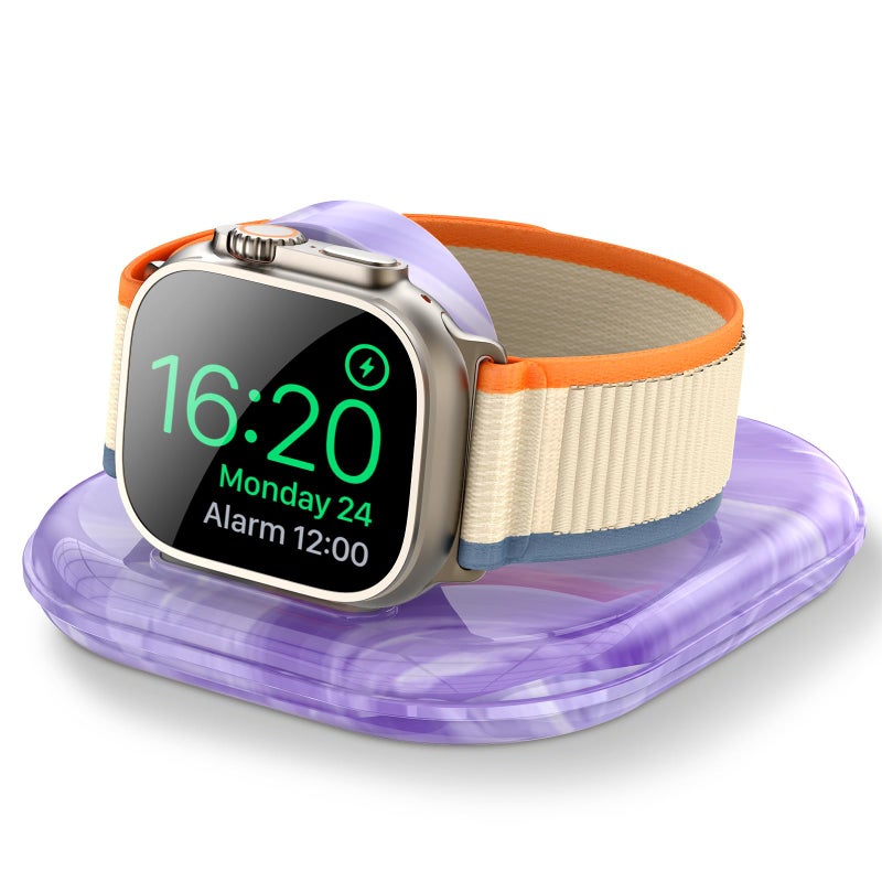 ZIKUREL for Apple Watch Magnetic Charging Dock - Fast Magnetic Charger Stand, Compatible with Apple Watch Series 2/3/4/5/6/7/8/9/10/Ultra 1 2, Supports Nightstand Mode, Portable Design for Travel - Image 1