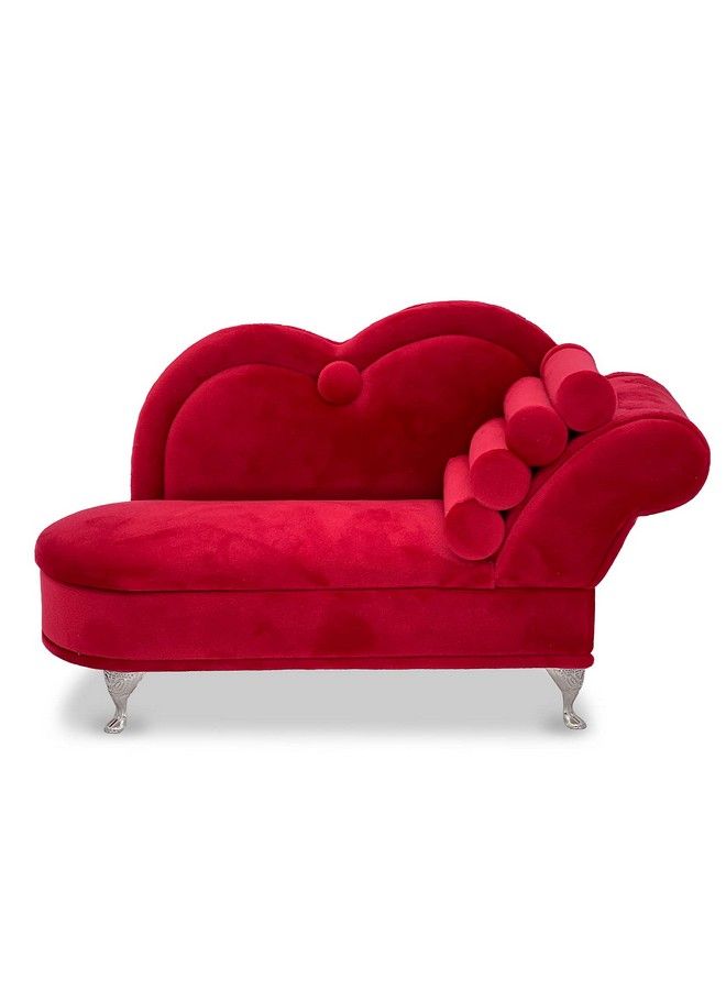 Yikko وسائد أريكة 1/6 لزينة غرفة المعيشة أو غرفة النوم في بيت الدمى 12 إنش ملحقات دمى أثاث لهدايا بلايثدول للفتيات والنساء صندوق مجوهرات (A20Ys32) - Image 1