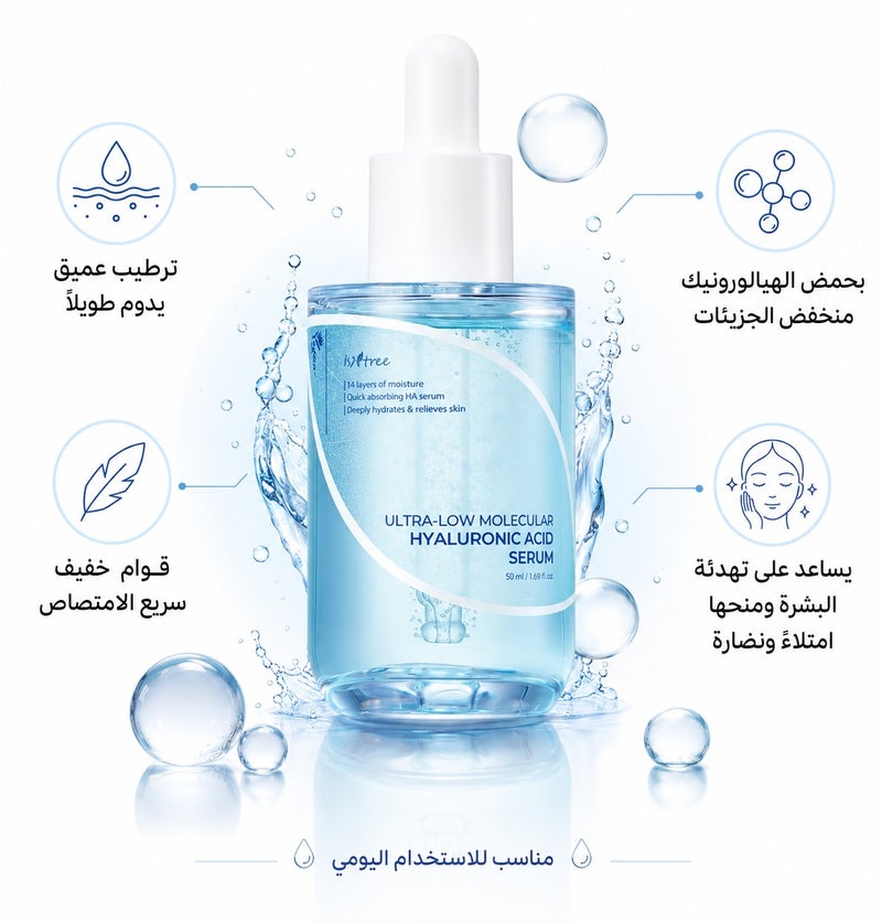 Isntree Ultra-Low Molecular Hyaluronic Acid Serum (50ml) - Image 1