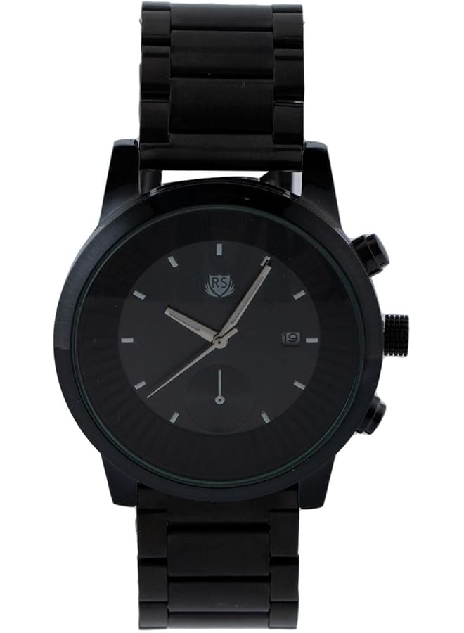 آر إس ساعة رجالية سوداء من Rs - Image 1
